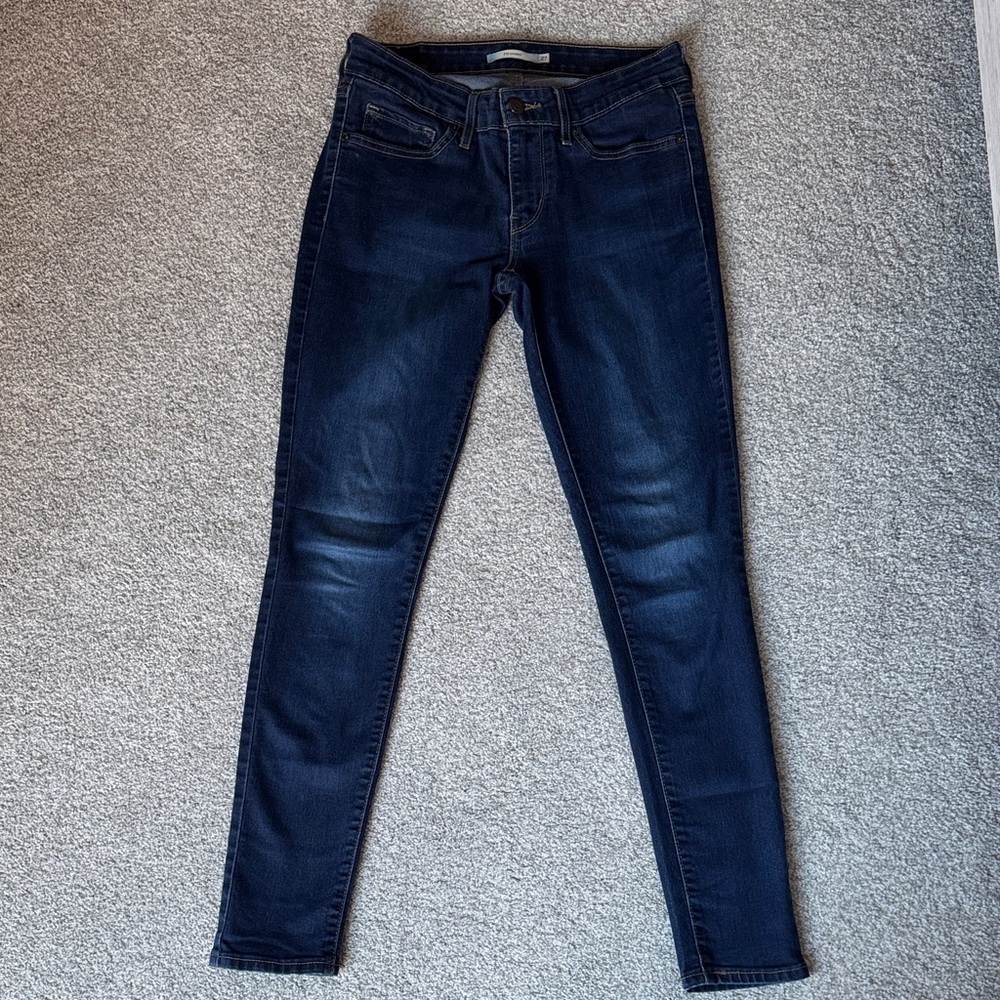 Levi's Dark Blue Women's 711 Skinny Jeans